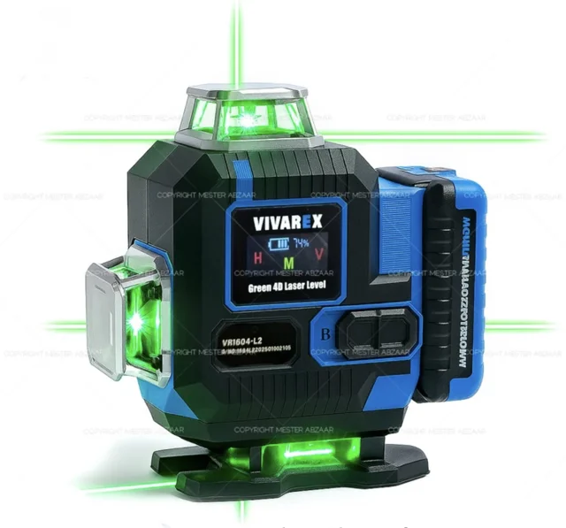 تراز لیزری ۱۶ خط نور سبز VR1604-L2 4D