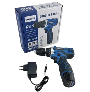 دریل - پیچ گوشتی شارژی تک باطری ویوارکس vr12v-1C